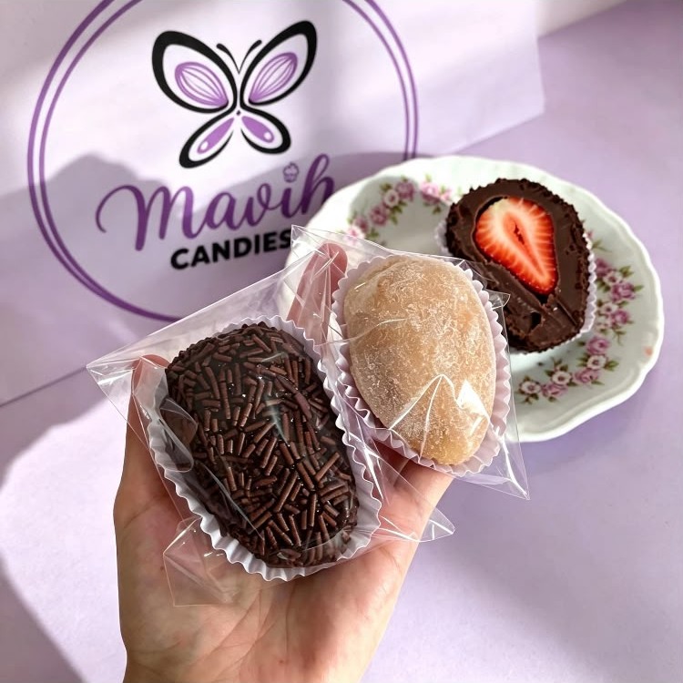 Coxinha de morango
